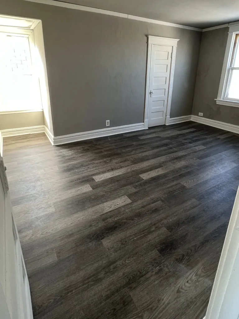 New Flooring in remodeled home.